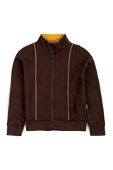 Foodies Unite!, Jacket (Chocolate Brown) - UNNUSULLEE