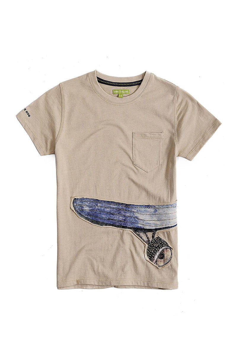 Skateboard Crew Khaki Tee - UNNUSULLEE