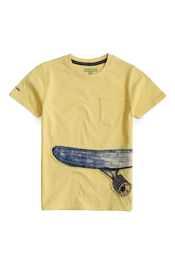 Skateboard Crew Yellow Tee - UNNUSULLEE