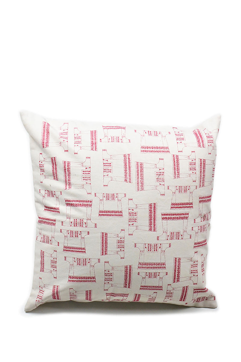 KALASH POP RED - CUSHION-SHUBINAK