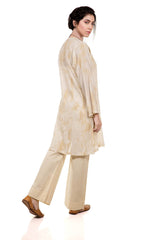 Traces Of Life Kurta - Natural Gold - SHUBINAK.COM