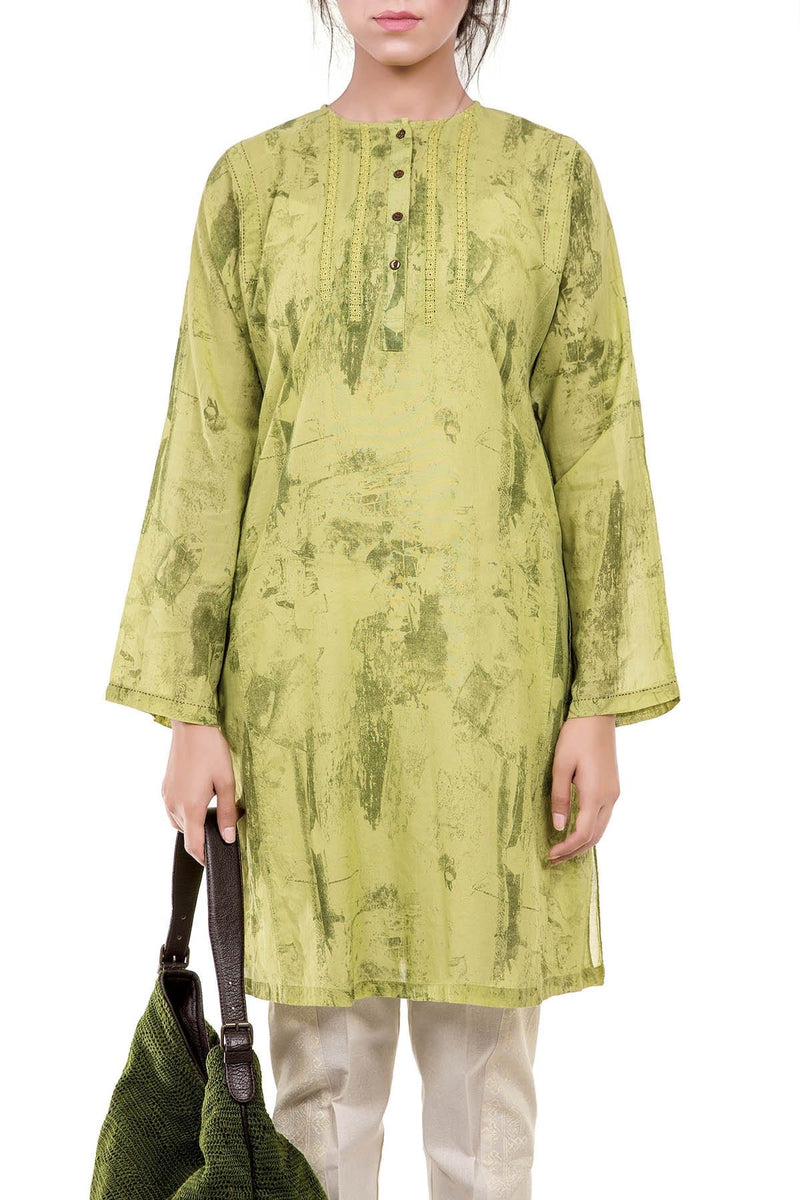 Traces Of Life, Kurta - Fern Green - SHUBINAK.COM