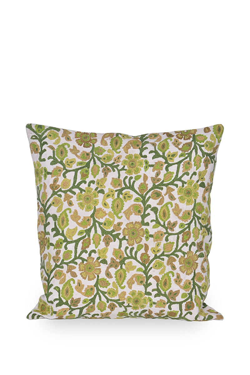 KALMI GREEN CUSHION- SHUBINAK