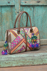 UNITED PATCHWORK DUFFLE BAG - SHUBINAK.COM