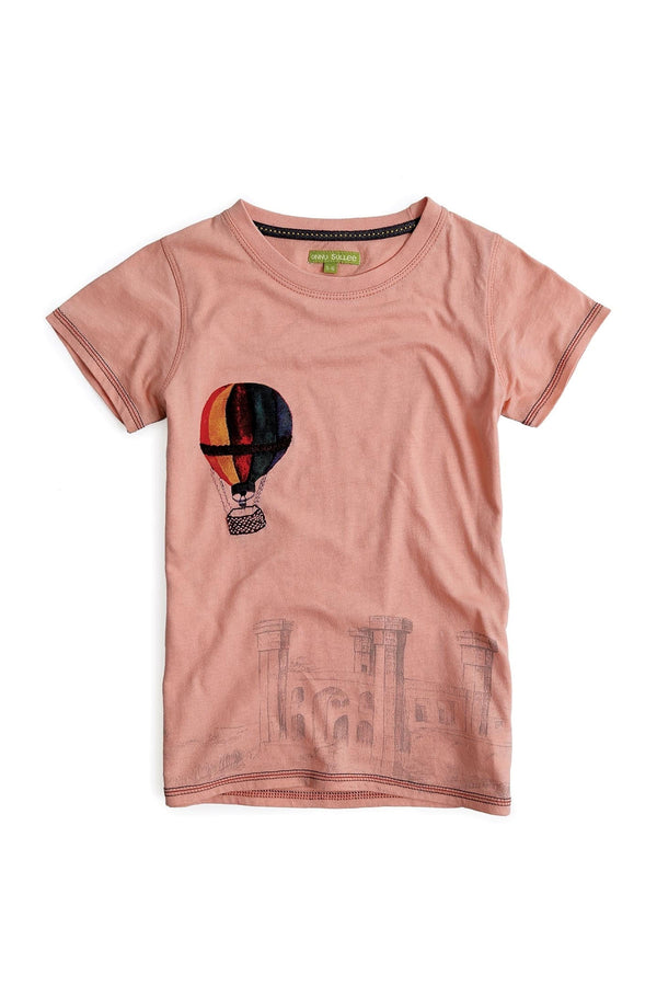 Fly Girl Peach Tee - UNNUSULLEE