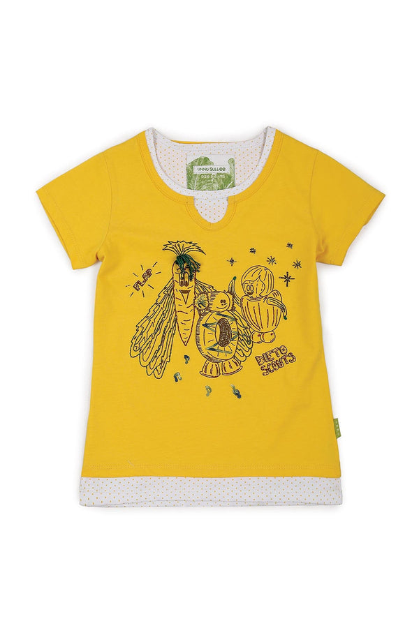 Dieto Scouts, T-Shirt (Lemon Yellow) - UNNUSULLEE