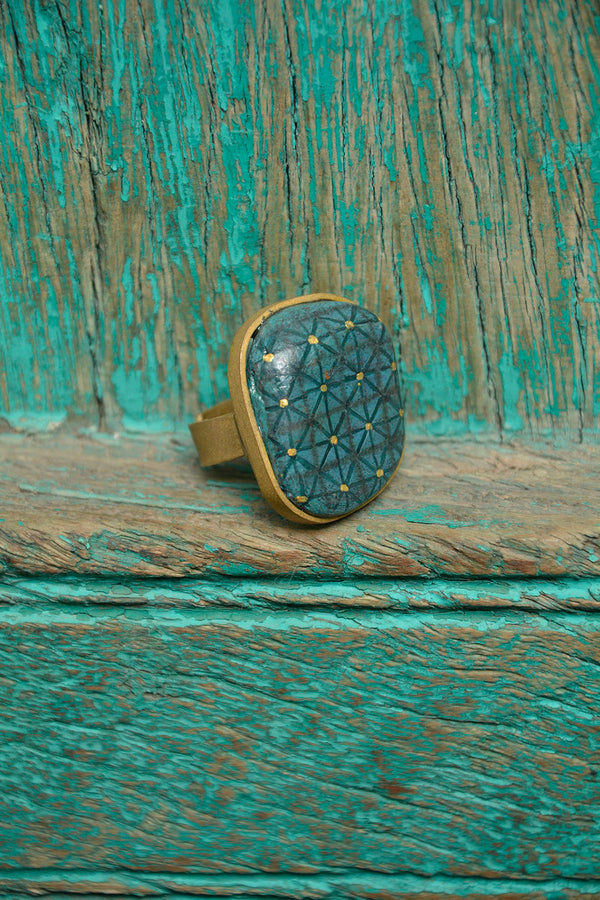 Painted Ring - SHUBINAK.COM