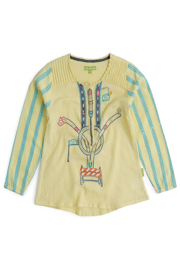 Chowk Chalk Yellow Top -UNNUSULLEE