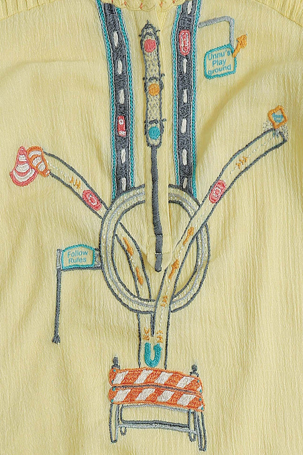 Chowk Chalk Yellow Top -UNNUSULLEE