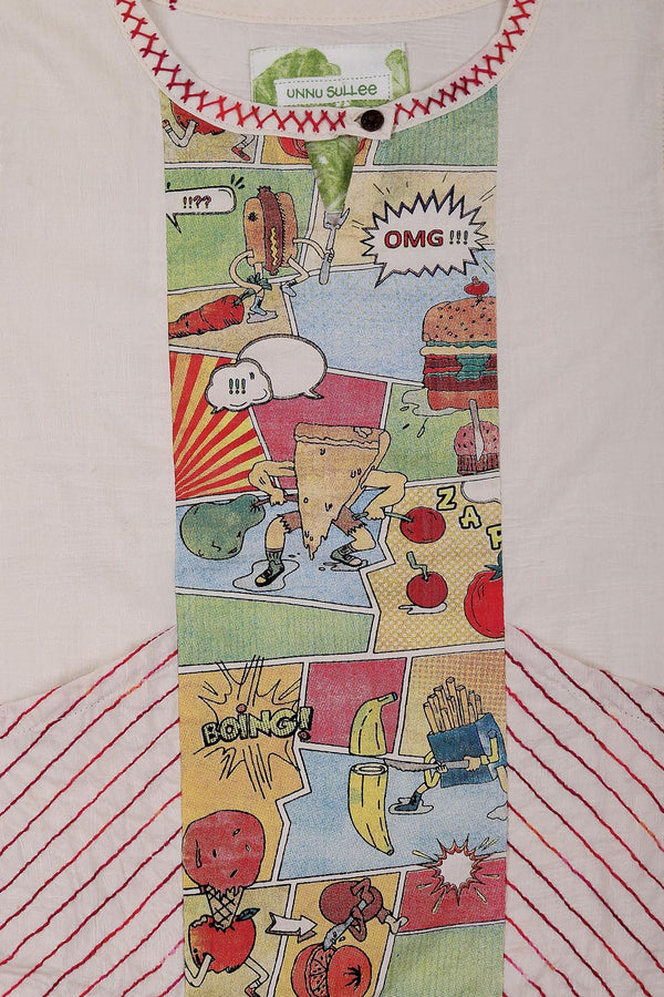 Food Fight, Top (Milky White) - UNNUSULLEE