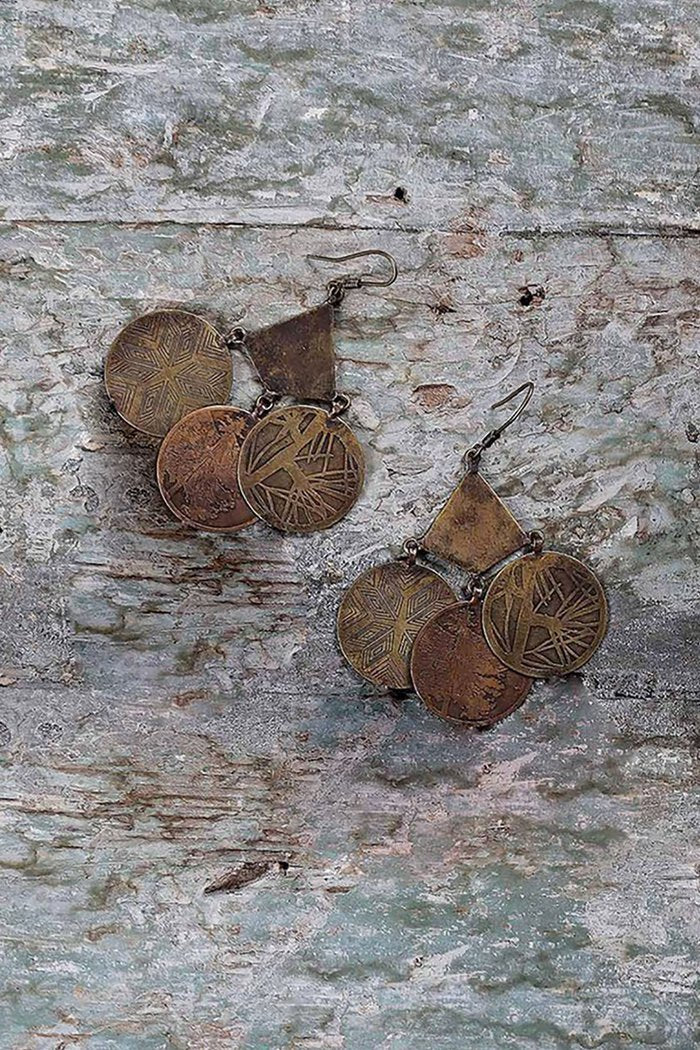 Coin earrings