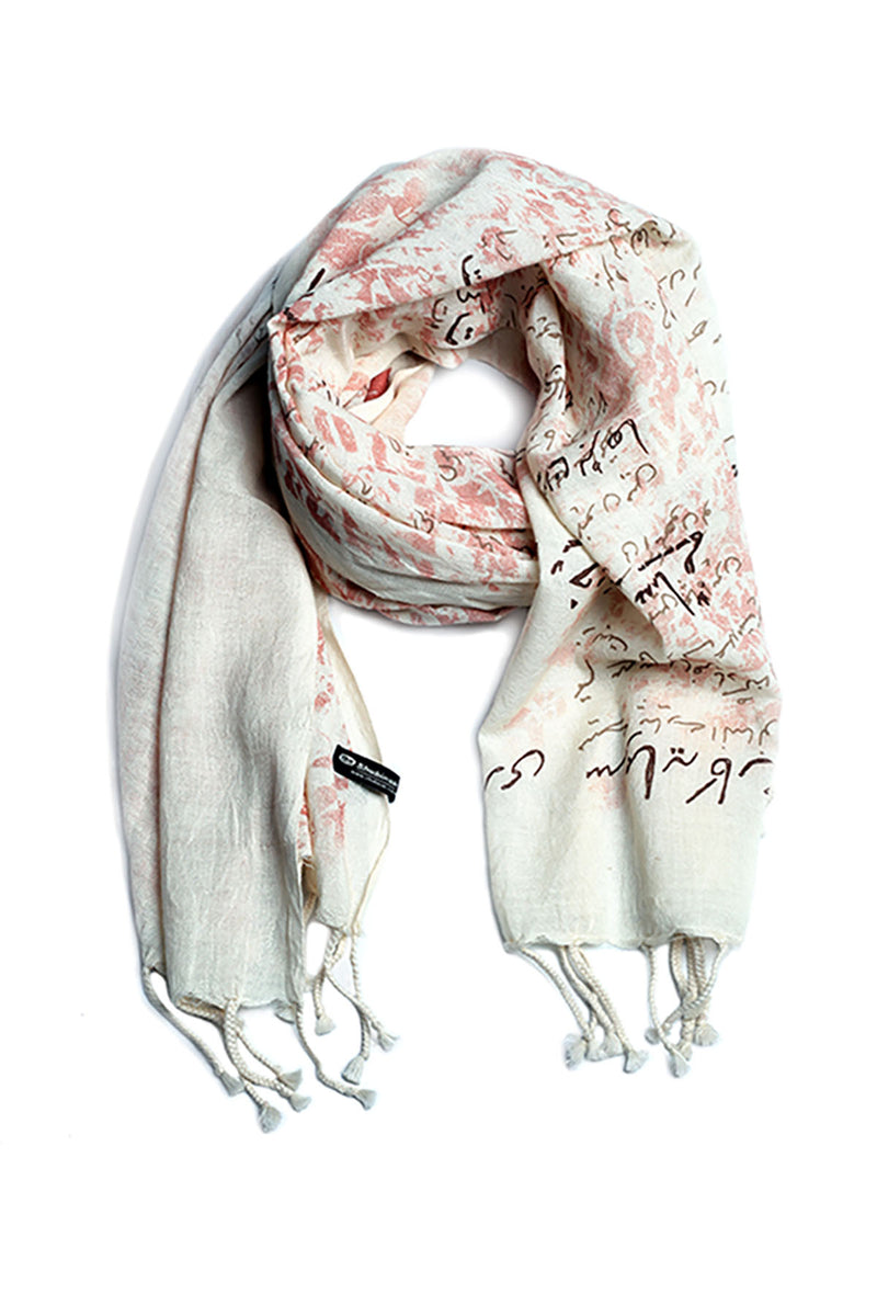 DARAKHT NAMA (Peach), SCARF - SHUBINAK.COM