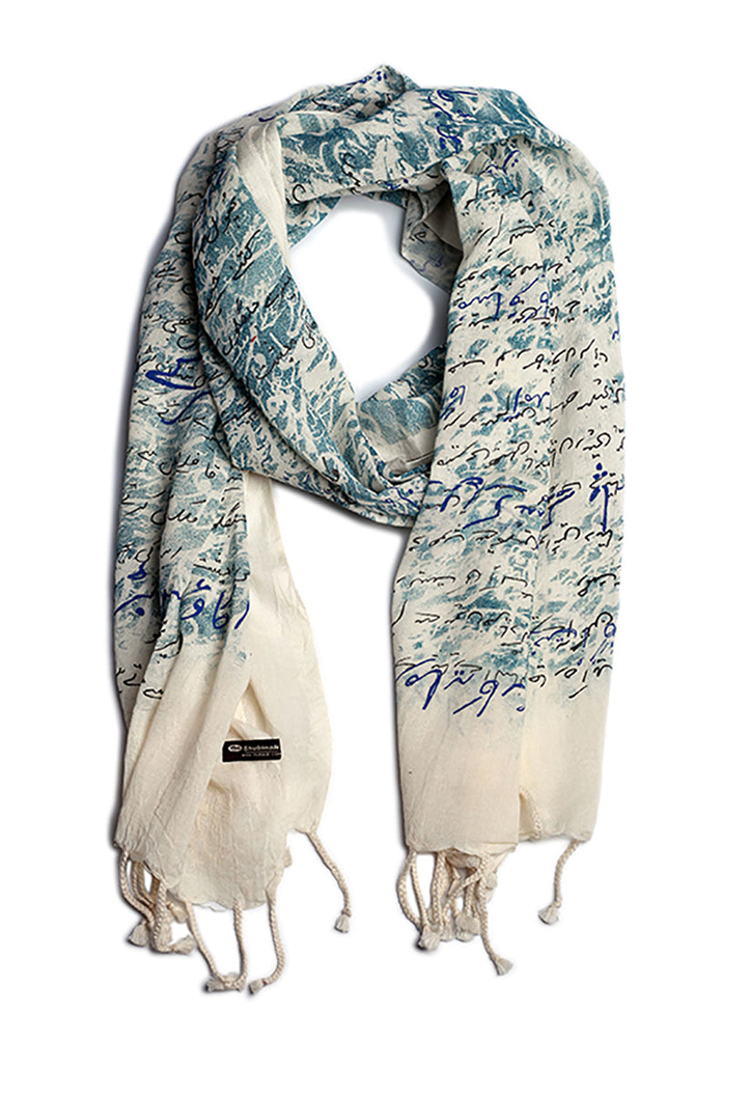 DARAKHT NAMA (Blue), SCARF - SHUBINAK.COM